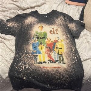 Elf Movie Graphic Kids T-Shirt - Black